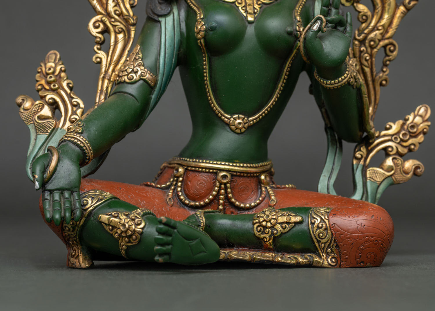 Green Tara Statue | Swift Protector & Compassionate Mother Icon