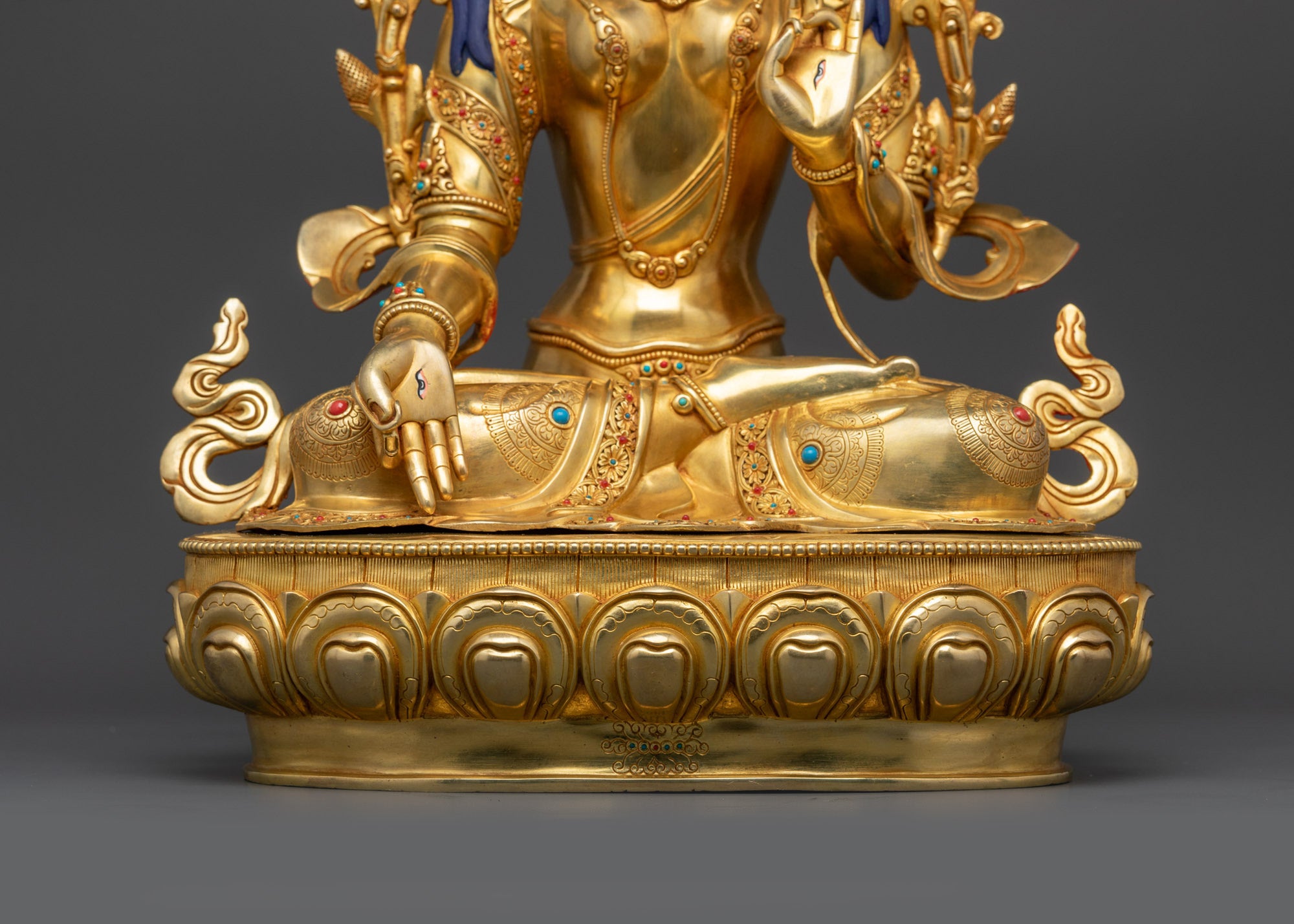 Female Bodhisattva White Tara Statue | Goddess of Compassion and Serenity
