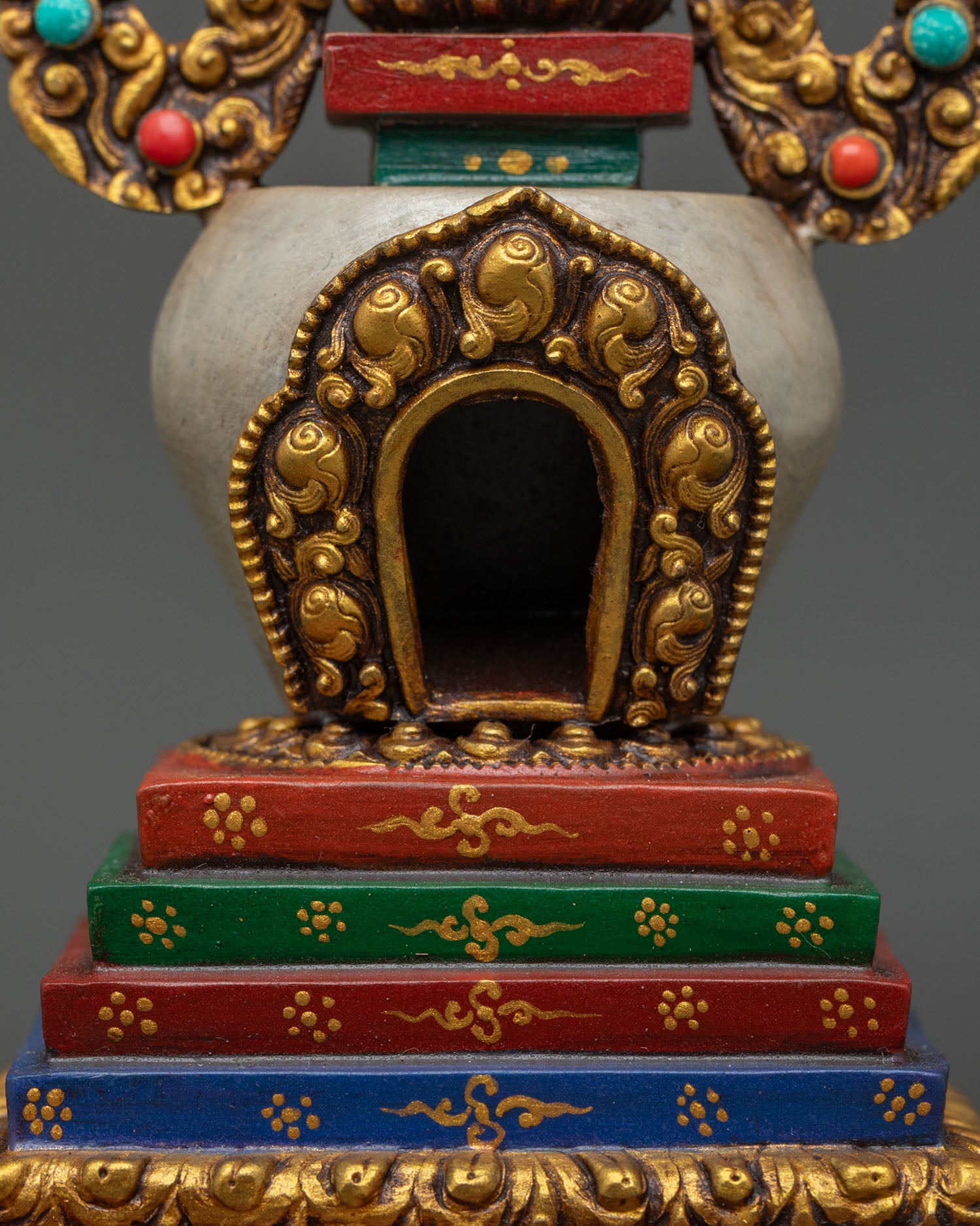 Traditional Stupa for Buddhist Meditation Spaces