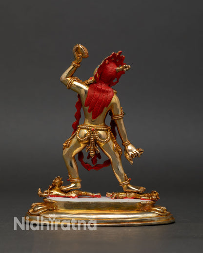 Vajrayogini Statue | 24K Gold Fire-Gilded Himalayan Artwork