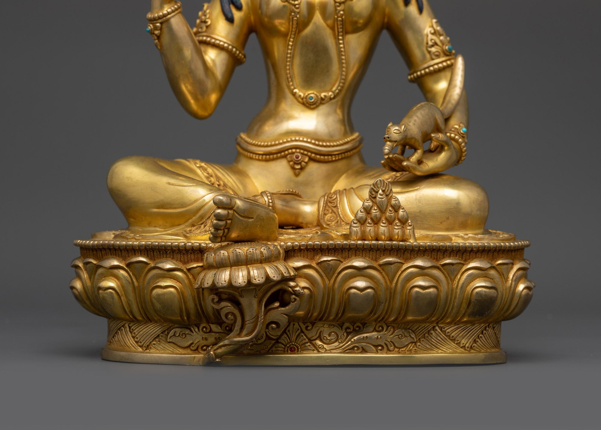 Wish-Fulfilling Red Tara Sculpture | Handmade Himalayan Buddhist Deity