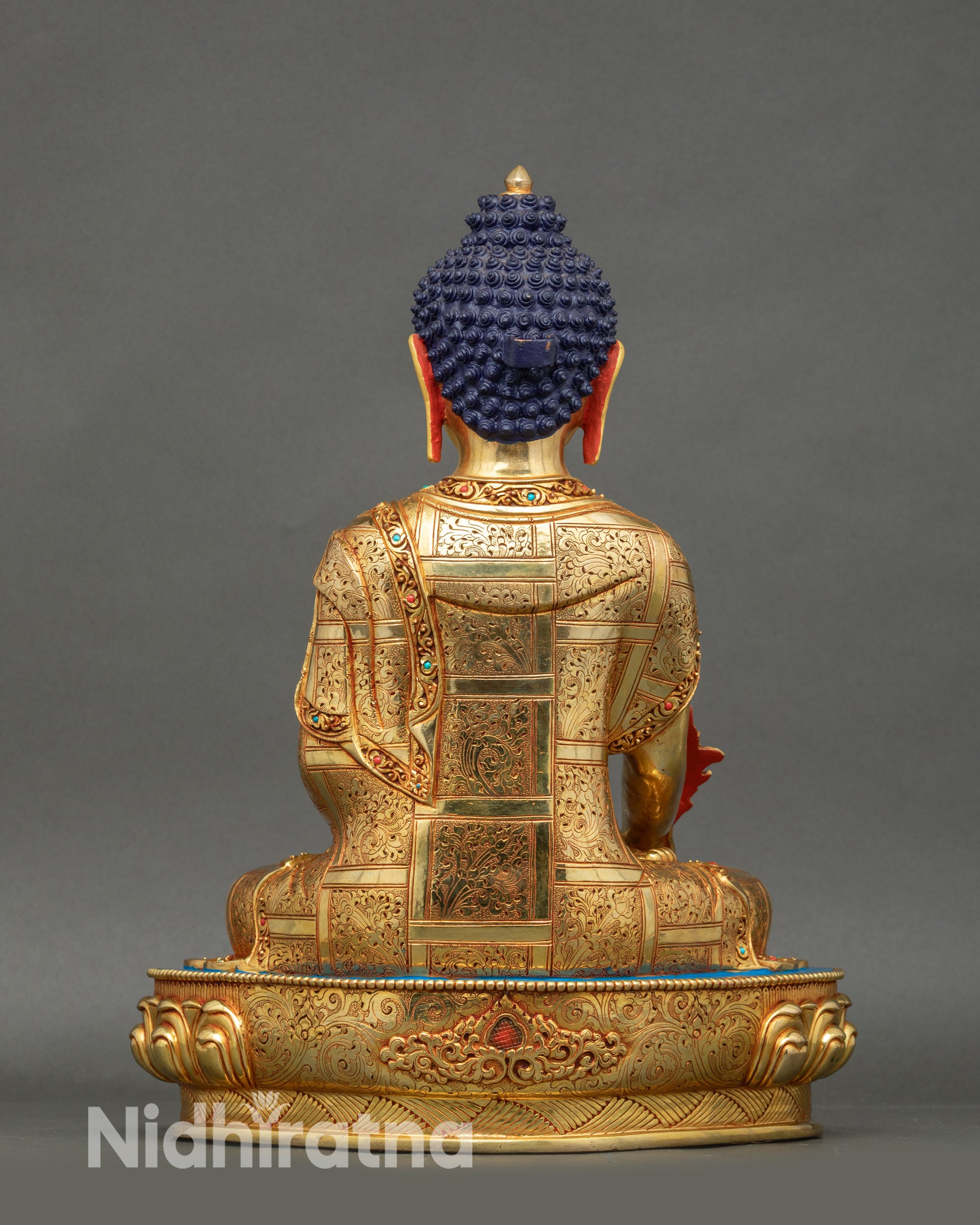 Handmade Statue of Medicine Buddha | Invite Calm & Positive Energy