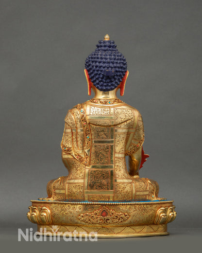 Handmade Statue of Medicine Buddha | Invite Calm & Positive Energy