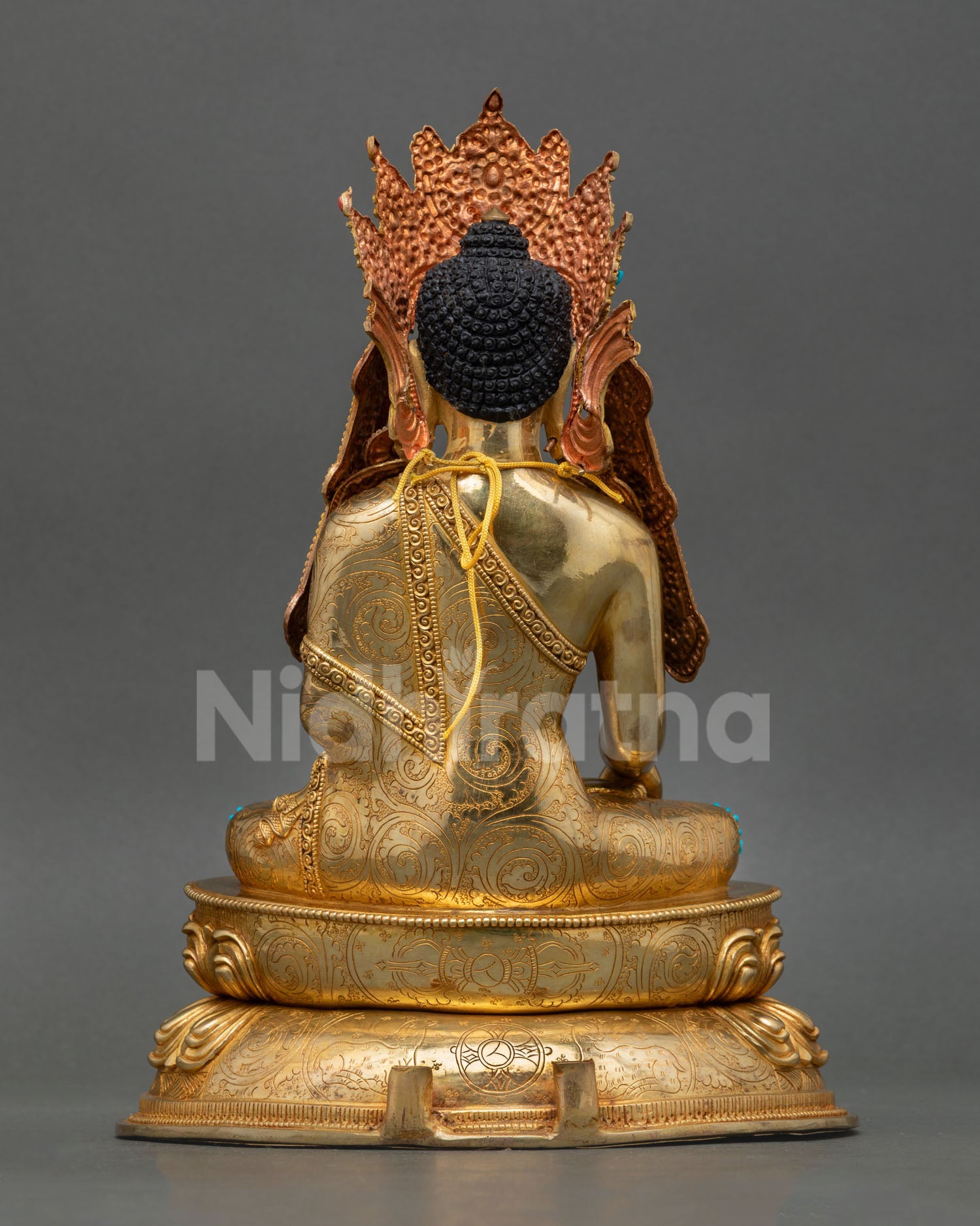 Jowo Rinpoche Statue | 24K Gold Gilded Tibetan Sacred Art
