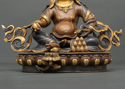 Dzambhala Statue – Authentic Nepalese Wealth Deity Sculpture