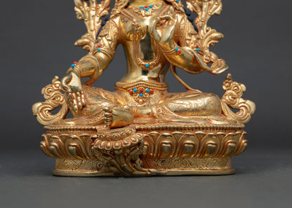 Green Tara Statue | Buddhist Goddess of Compassion