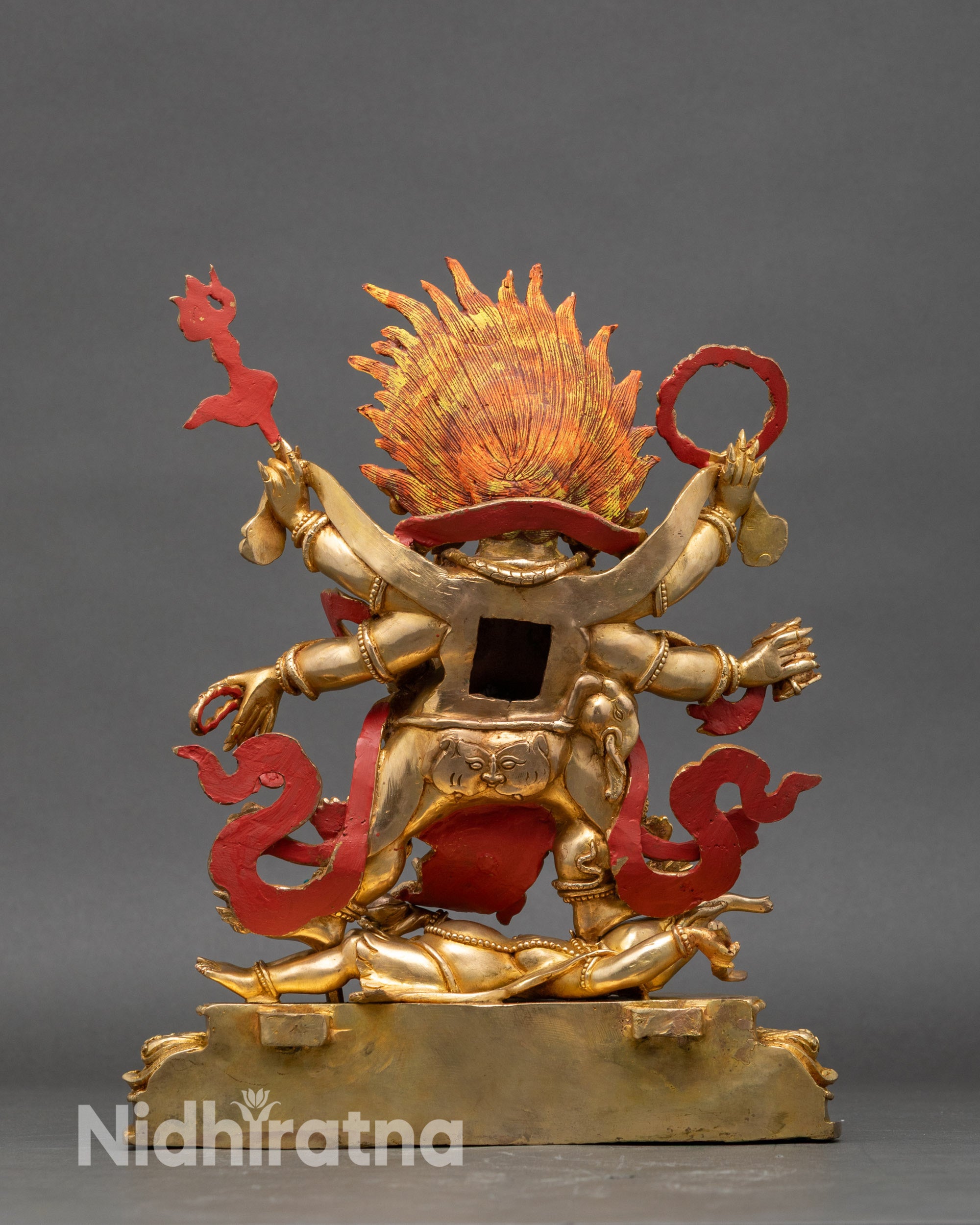 Six-armed Mahakala Statue | Dharma Protector of Tibetan Buddhism