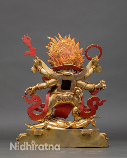 Six-armed Mahakala Statue | Dharma Protector of Tibetan Buddhism