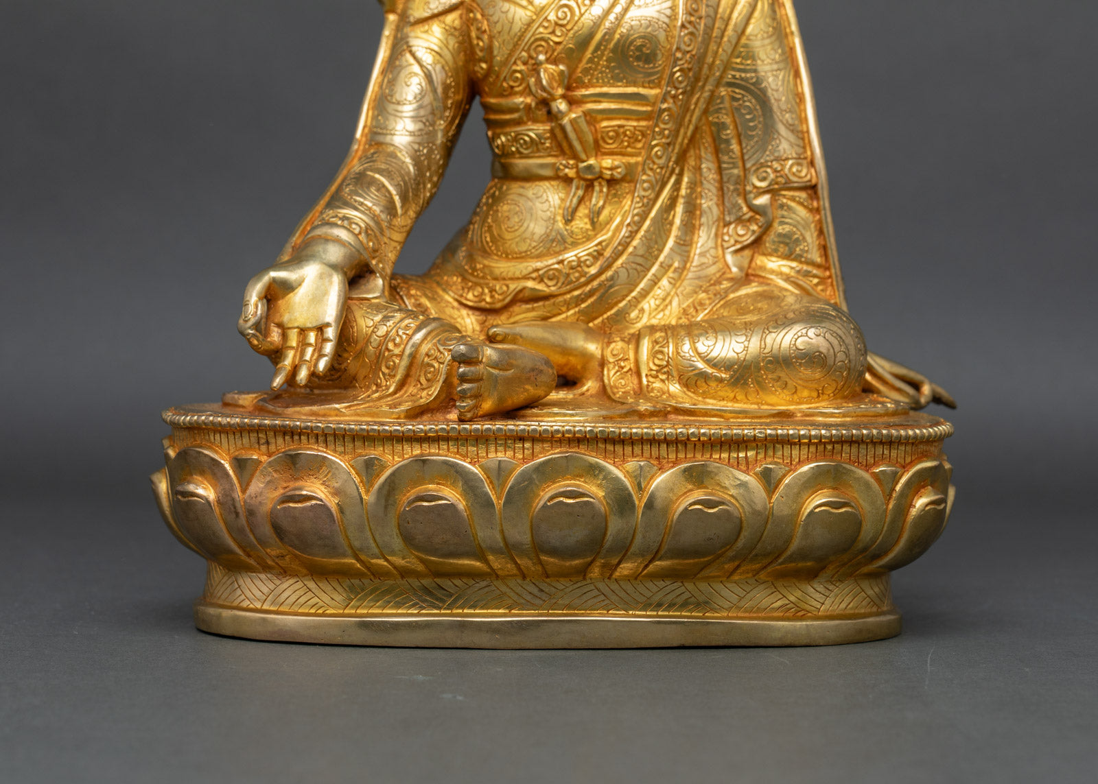 Jigme Lingpa Statue | Artisan-Crafted Buddhist Copper Artwork