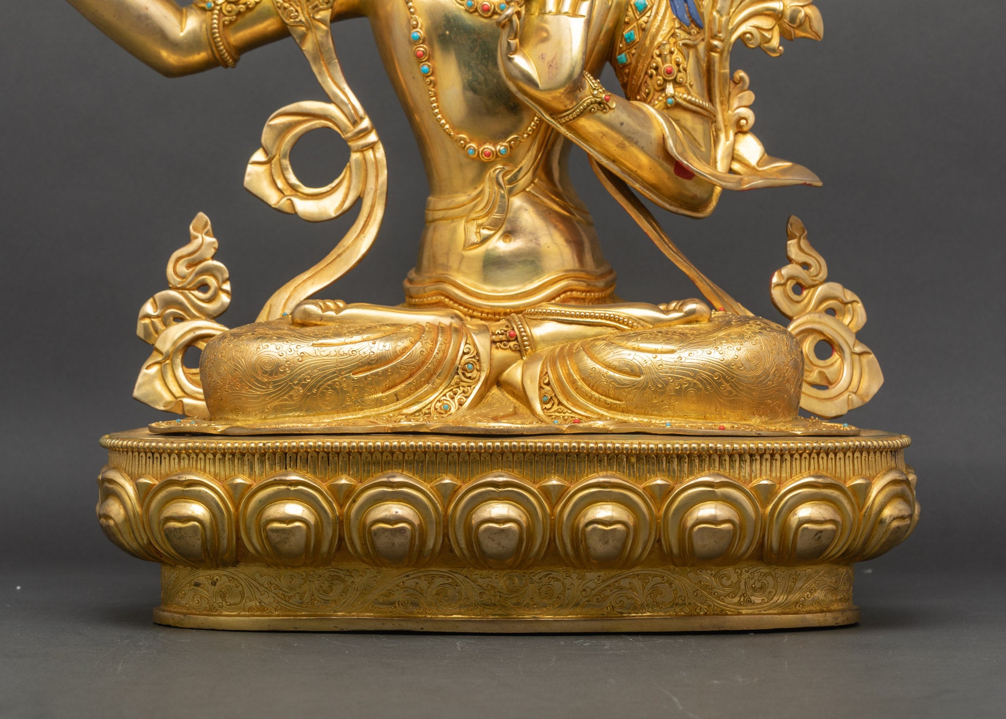 Tibetan Manjushree Sculpture – The Bodhisattva of Wisdom