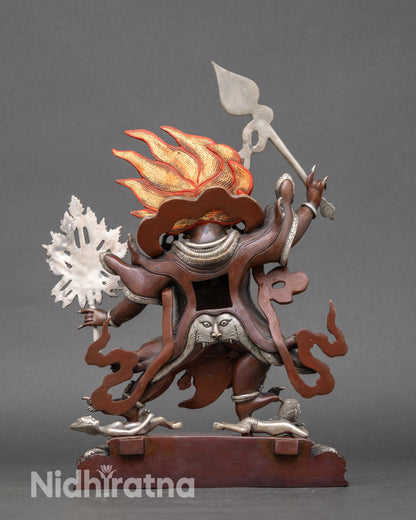 Handcrafted Takla Mebar Deity Statue | Sacred Spiritual Art for Home