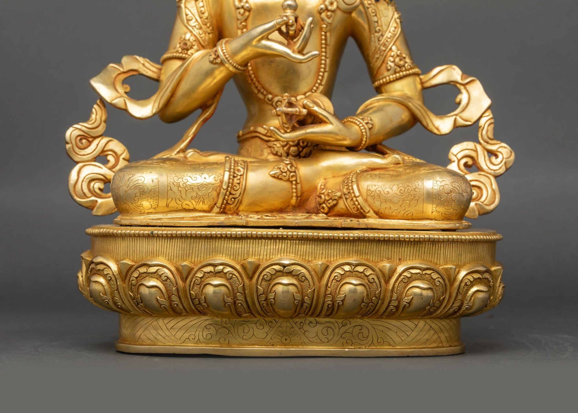 Premium Vajrasattva Statue | Traditional Himalayan Buddhist Artwork