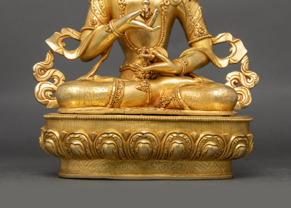 Premium Vajrasattva Statue | Traditional Himalayan Buddhist Artwork