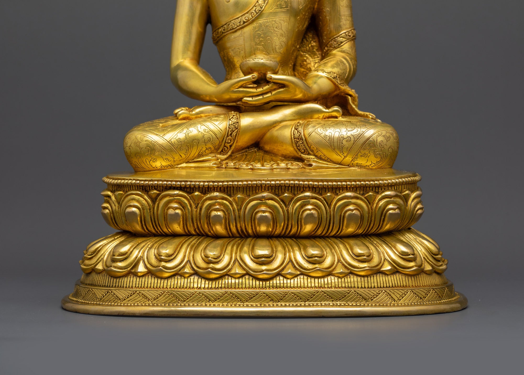 Exquisite Amitabha Buddha Statue | Artisan Crafted Devotional Sculpture