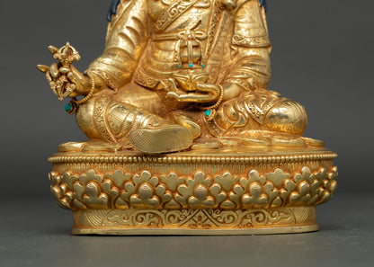 Handcrafted Guru Rinpoche Copper Statue | The Precious Master