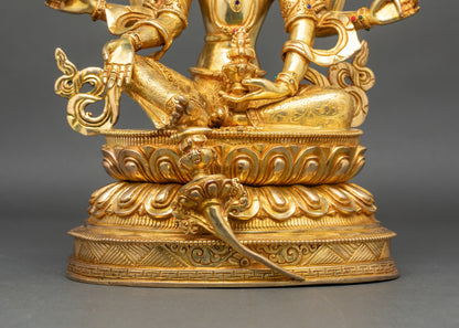 Vasudhara Statue - Buddhist Goddess of Prosperity  and Abundance