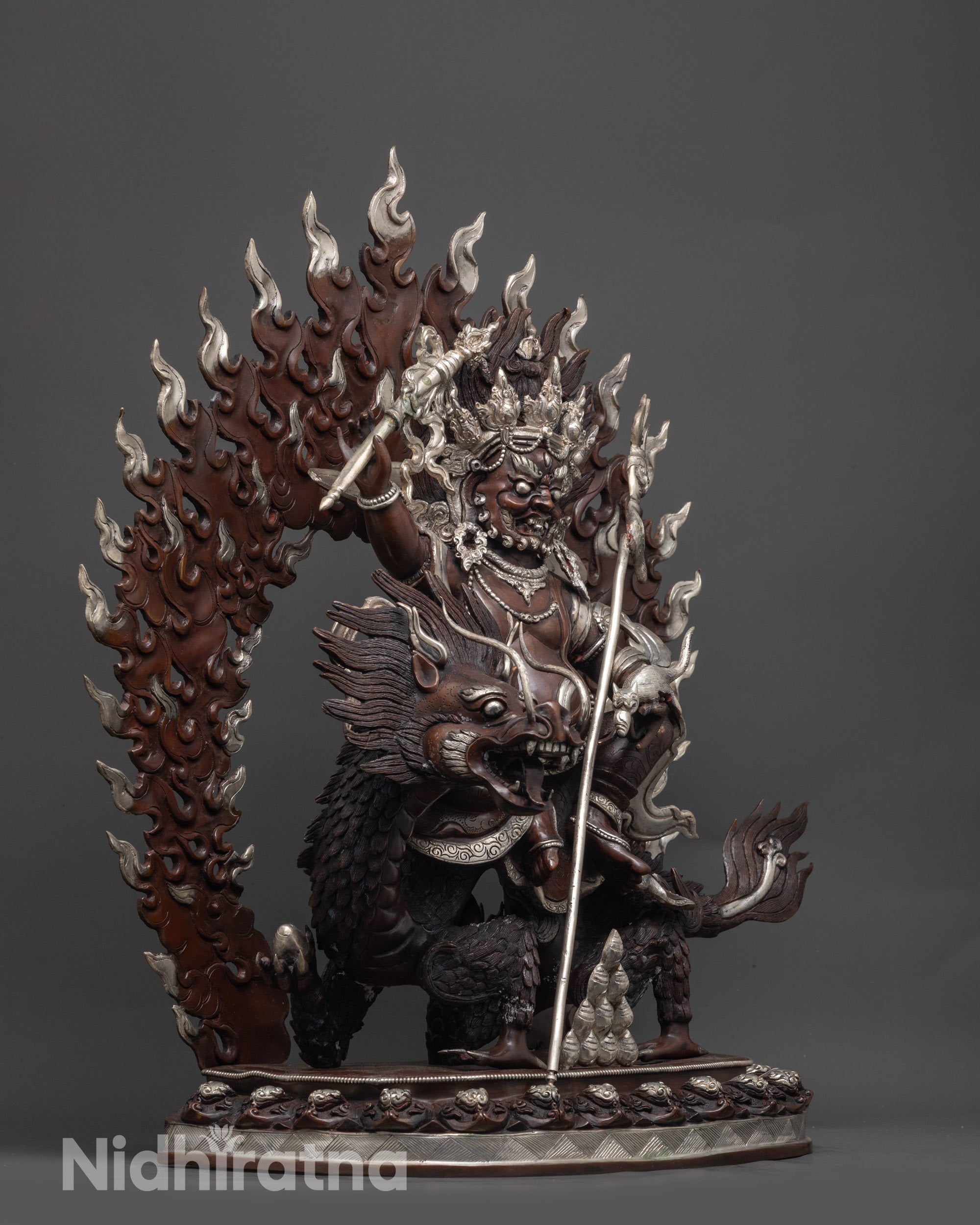 White Dzambhala Statue
