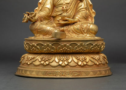 Guru Rinpoche Buddhist Statue | Handcrafted in Nepal