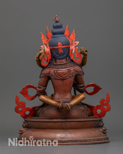 Purification and Unity with a Vajrasattva and Consort Statue