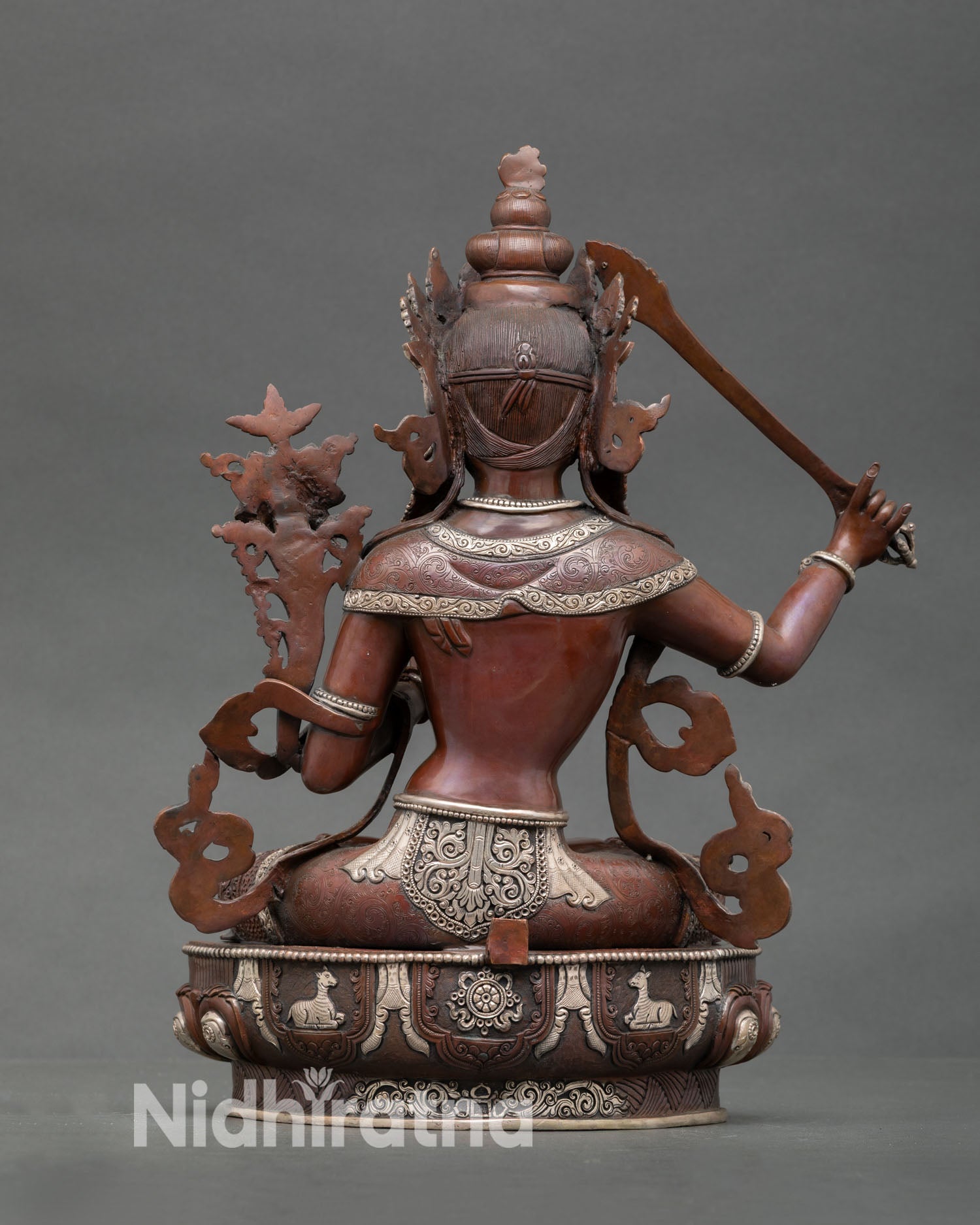 Exquisite Manjushree Sculpture – Traditional Newari Craftsmanship