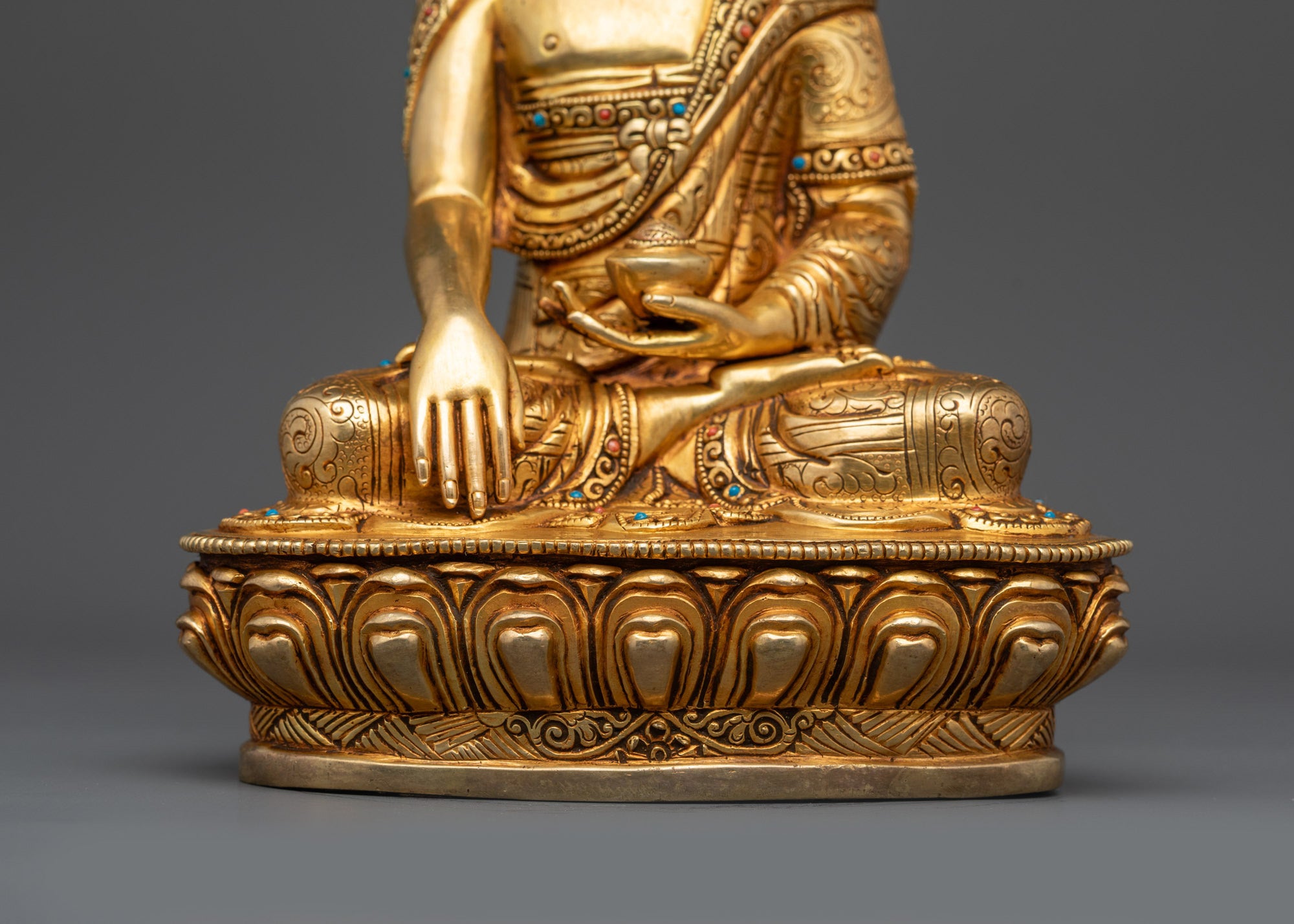 Bodhi Shakyamuni Buddha Sculpture | Ancient Lost-Wax Casted Artwork