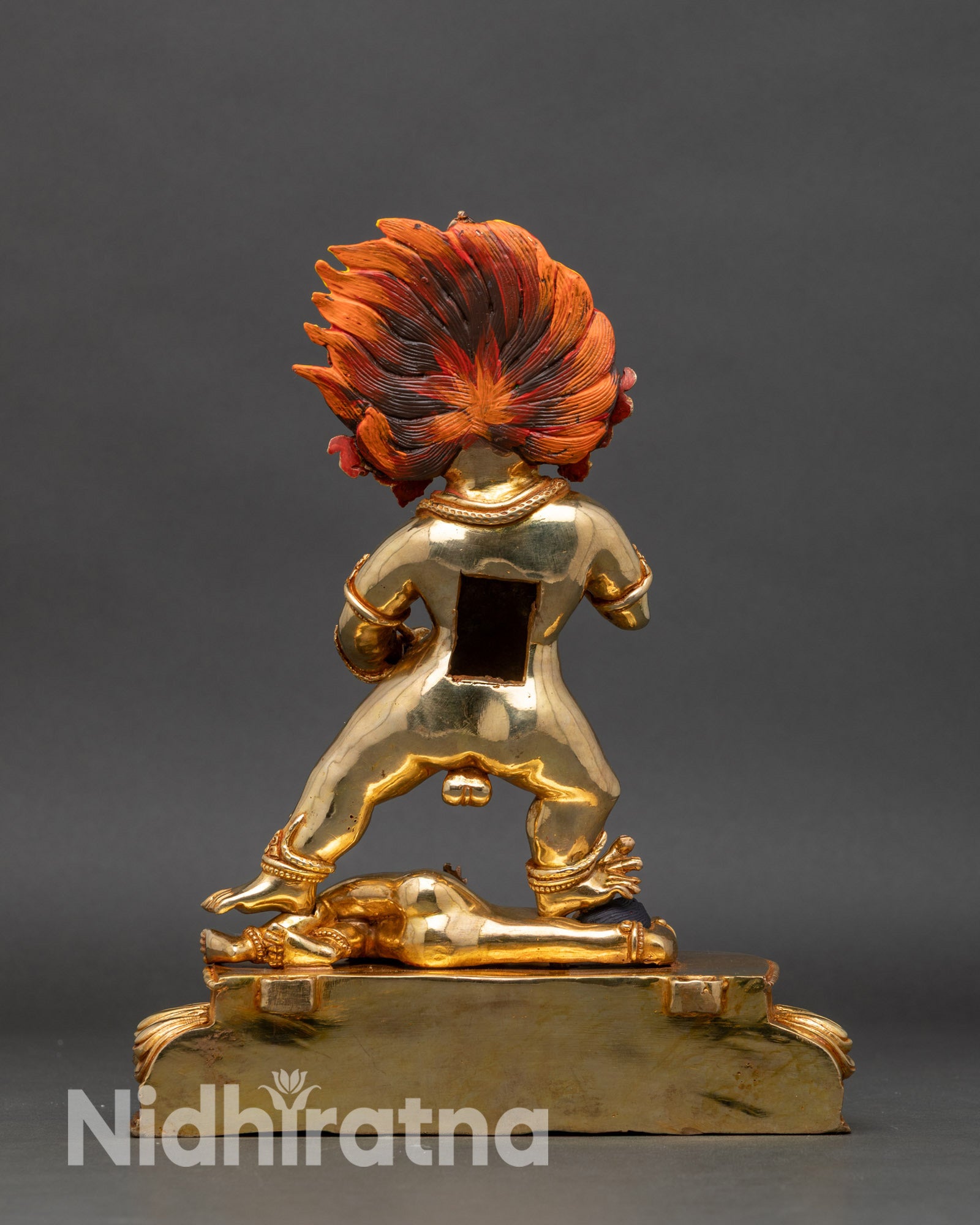 Authentic Black Dzambhala Statue for Blessing & Good Fortune