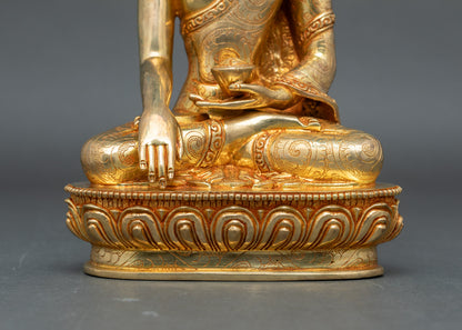 Buddha Shakyamuni Statue | Handcrafted Nepalese Sculpture