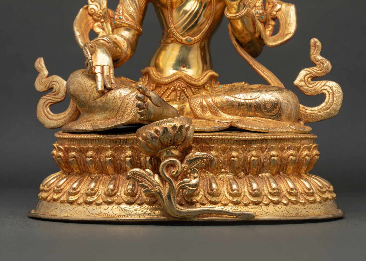 Green Tara Statue | Hand-Carved Nepalese Artwork