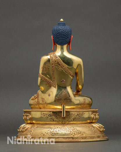 Enlightened Buddha Statue | Traditional Buddhist Art from Nepal
