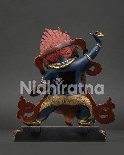 Hand-painted Vajrapani Statue – Protector of Gautama Buddha