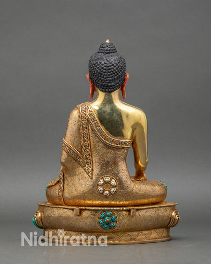 Buddha Shakyamuni with Disciples | Himalayan Sacred Sculpture
