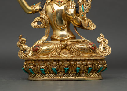 Manjushree | Artisan Crafted Sculpture for Spiritual Decor