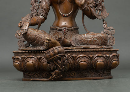 Green Tara Statue | Goddess of Swift Compassion and Protection