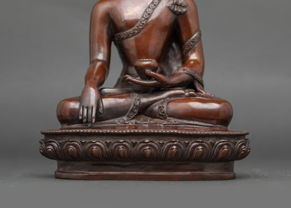 Traditional Shakyamuni Buddha Statue from Nepal