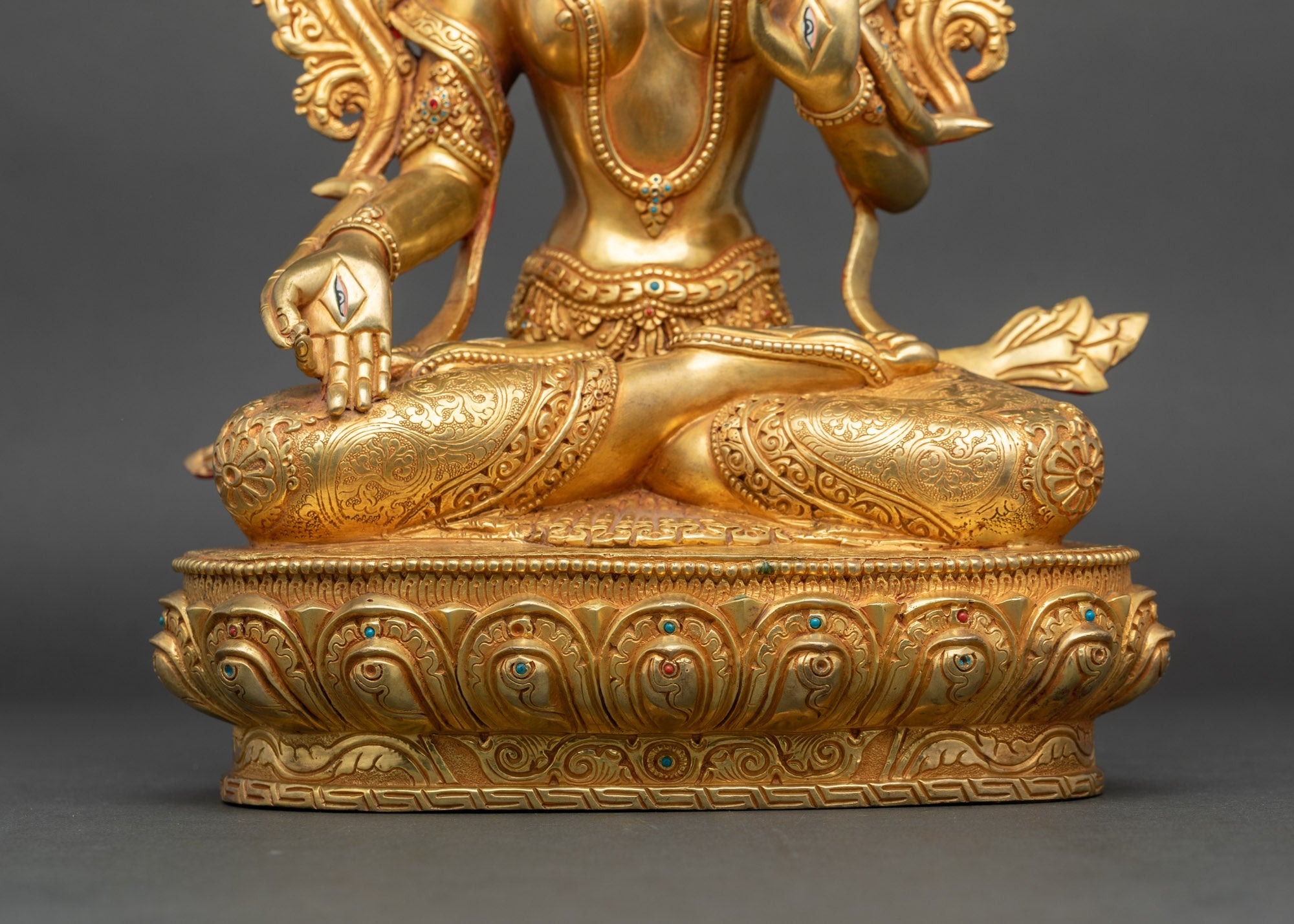 Goddess White Tara Sculpture - Symbol of Healing and Compassion