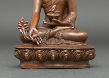 Medicine Buddha Statue for Spiritual Healing | Handcrafted Nepalese Art