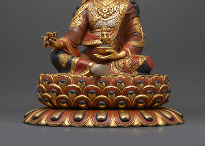 Masterpiece Guru Padmasambhava Sculpture | Spiritual Practice & Altar