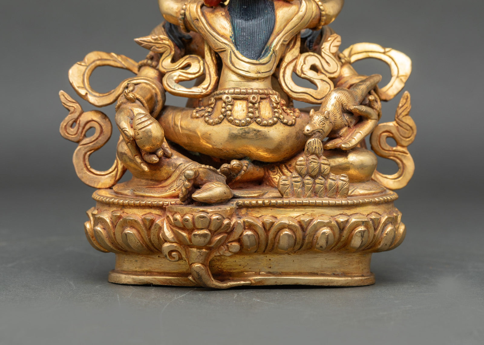 Dzambhala with Consort Statue | Buddhist Wealth Deity