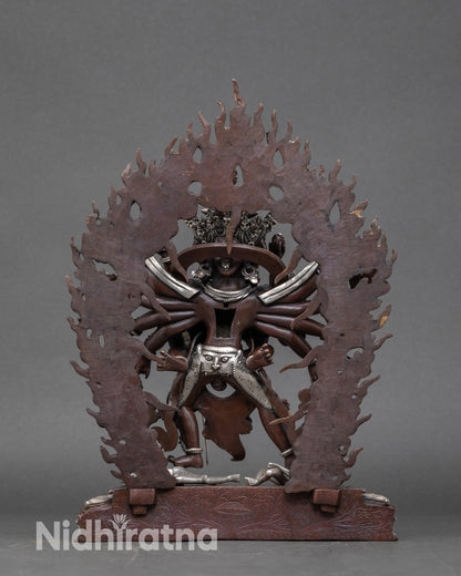 Himalayan Chakrasamvara Yab Yum Sculpture for Meditation Space