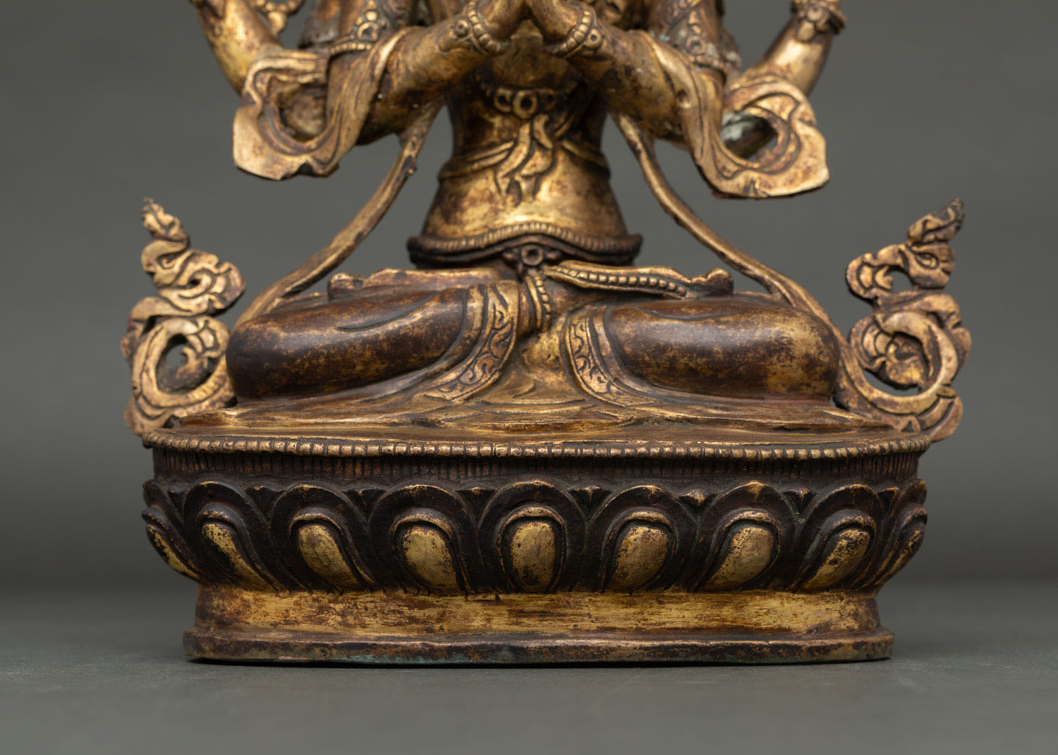 Chenrezig Statue | Handmade Copper Sculpture for Meditation