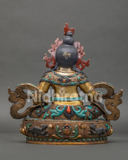Buddhist Dzambhala Statue | Handcrafted in Nepal