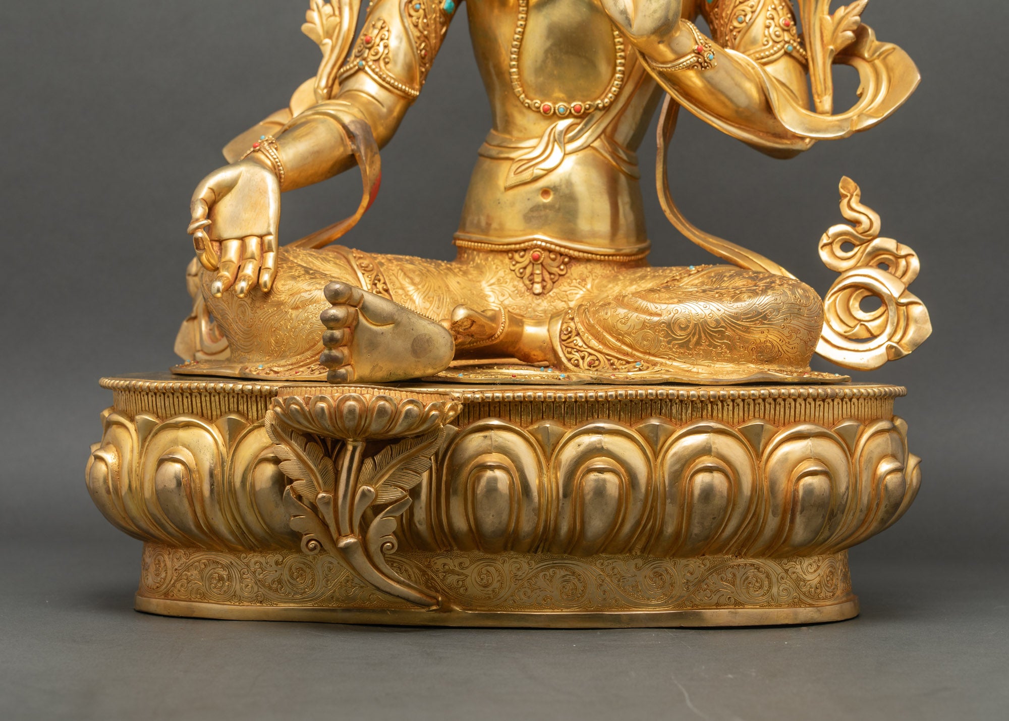 Green Tara Statue | Spiritual Guardian and Meditation Altar Figure