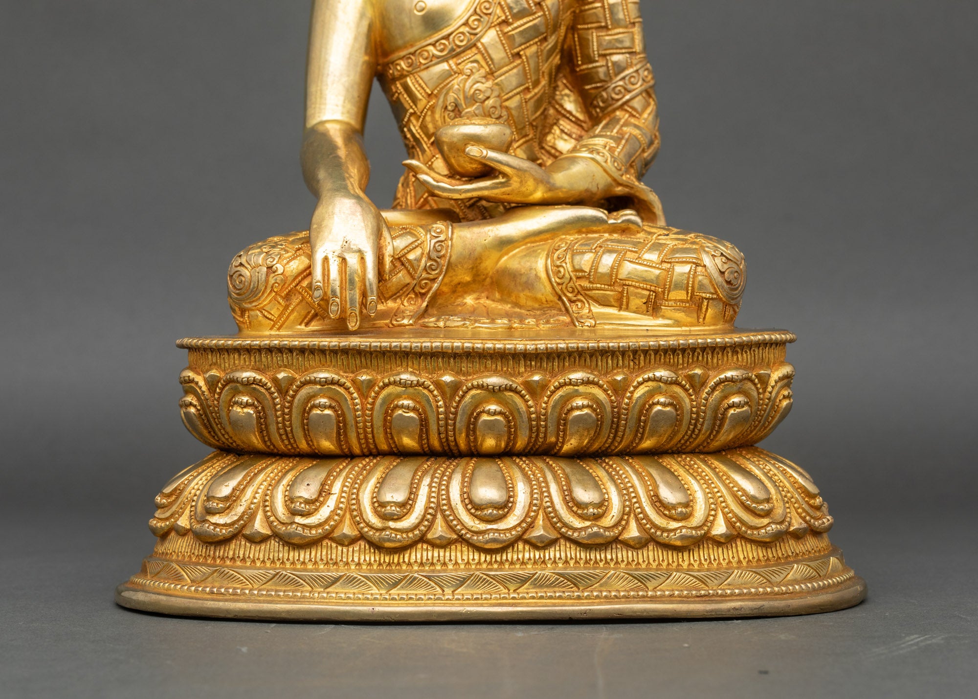 Fire-Gilded Statue of Buddha | Handcrafted in Nepal