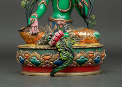 Green Tara Statue