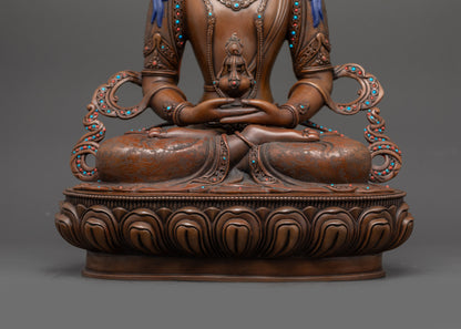 Nepali Aparmita Buddha – Handmade Statue for Altar and Meditation