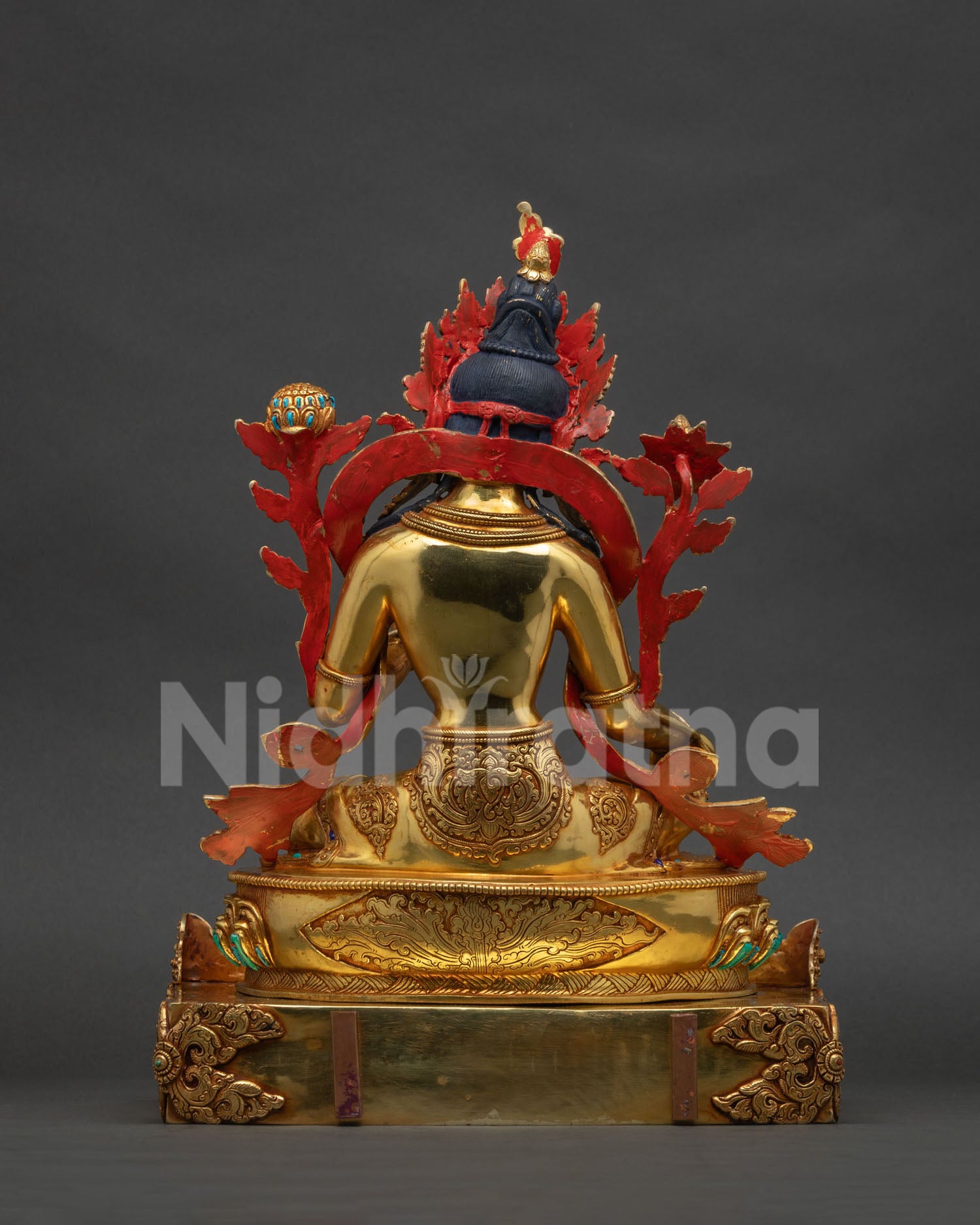 Enthroned Green Tara Statue | Mother of Liberation & Compassion