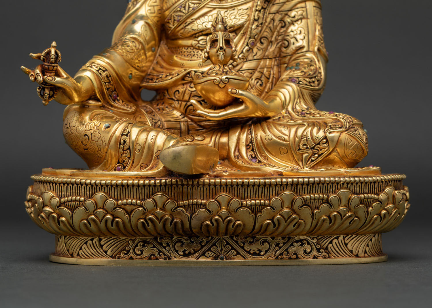 Premium Guru Rinpoche Statue | The Lotus Born Master of Tibet