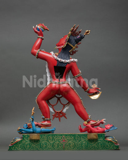 Wrathful Vajrayogini Buddhist Statue | Fierce Goddess of Wisdom