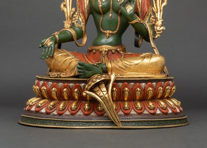 Green Tara Statue | Enlightened Goddess for Spiritual Guidance