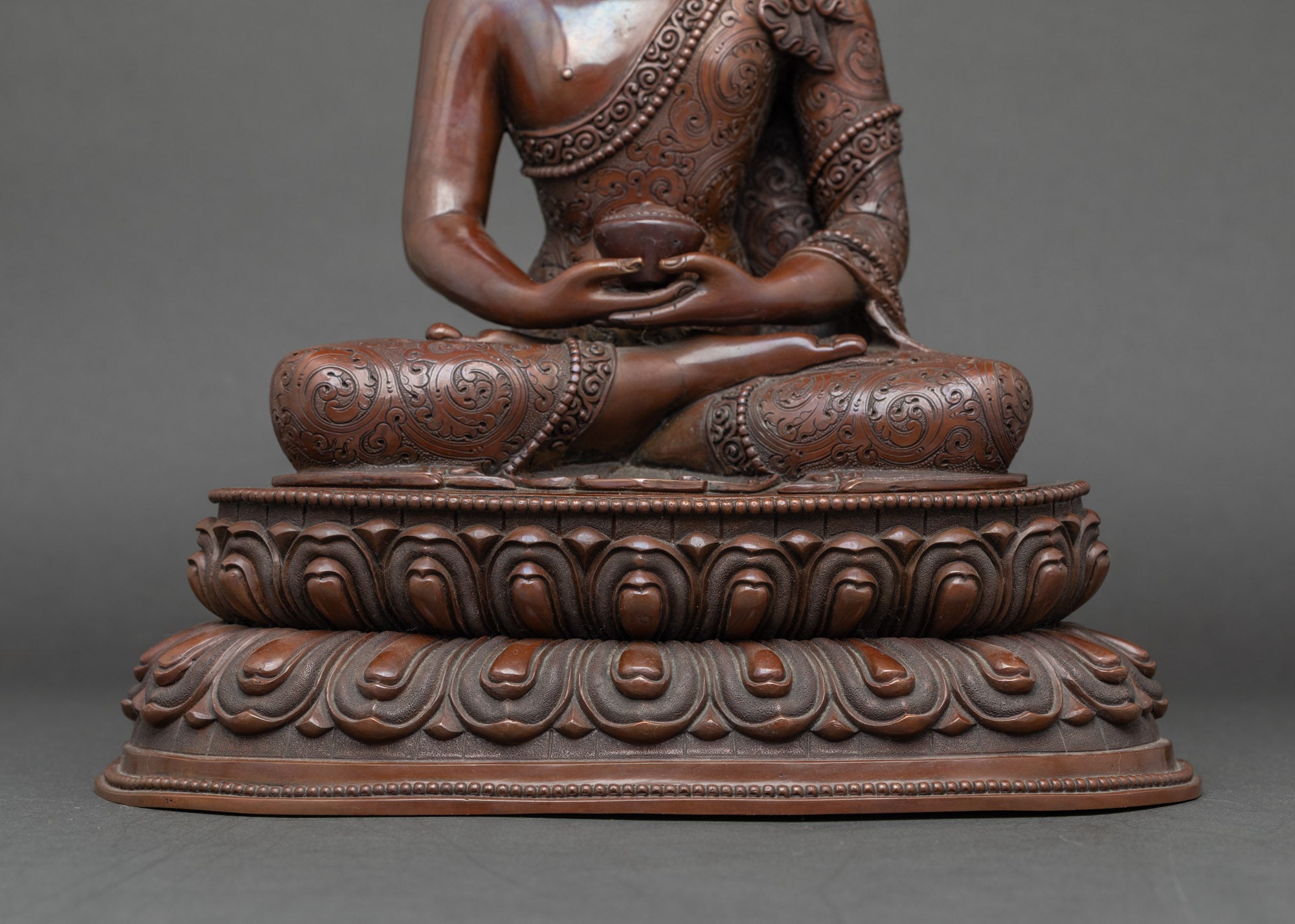 Triple Buddha Statue Set | Handcrafted Himalayan Spiritual Sculpture